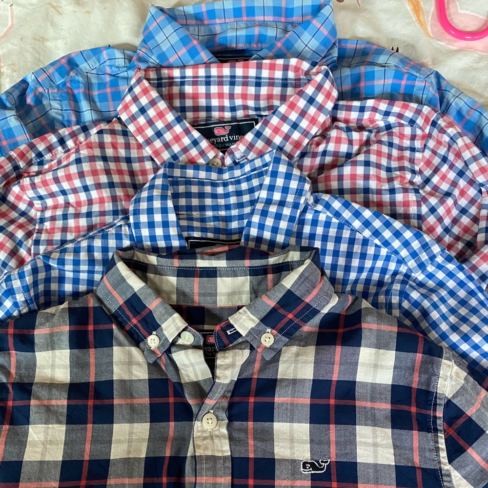 Vineyard Vines boys button down tops